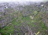 Galapagos 5-2-04 Santa Cruz Highlands Los Gemelos Los Gemelos, the twins, are two 30m deep craters formed by the collapse of empty magma chambers.